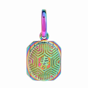 100% FOR CHARITY: Pawsmith Ang Ku Kueh Charm (Rainbow) cat accessories cat collar cat harness cat backpack cat ID tag