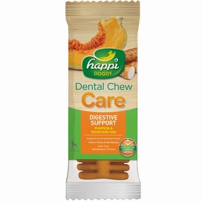 10 FOR $15: Happi Skippi (Doggy) Dental Chew Care Pumpkin & Mountain Yam Digestive Support 25g dog grooming shampoo collar crate feeding supplies
