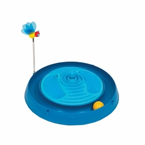 10% OFF: Catit Play 3-in-1 Cat Circuit Ball Toy & Massager Cat Toy (Blue) cat treats catnip grass for cats organic cat grass cat grass seeds