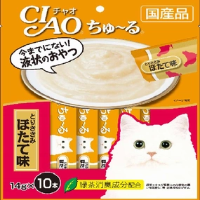 10% OFF: Ciao ChuRu Chicken Fillet with Scallop Liquid Cat Treat 140g cat general supplies cat toys cat grooming cat food cat litter