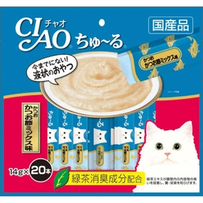 10% OFF: Ciao ChuRu Tuna & Dried Bonito Liquid Cat Treats 280g dog chew toys dog dental chews durable chew toys puppy chew toy bone chew