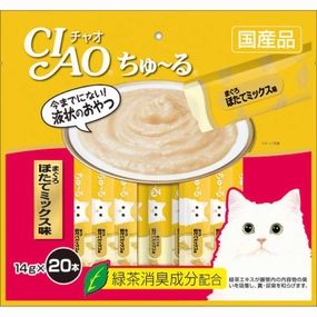 10% OFF: Ciao ChuRu Tuna & Scallop Liquid Cat Treat 280g dog chew toys dog dental chews durable chew toys puppy chew toy bone chew