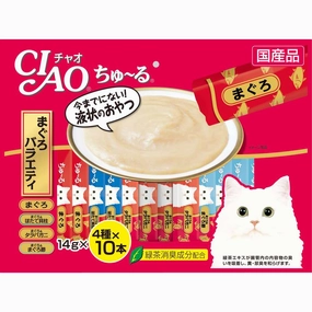 10% OFF: Ciao ChuRu Tuna Scallop Jumbo Mix Liquid Cat Treats 560g dog chew toys dog dental chews durable chew toys puppy chew toy bone chew
