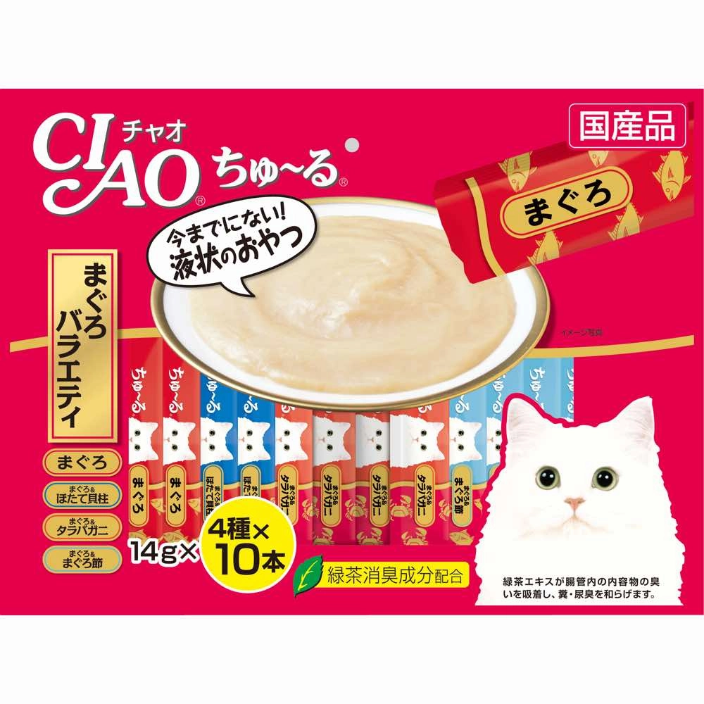 10% OFF: Ciao ChuRu Tuna Scallop Jumbo Mix Liquid Cat Treats 560g dog chew toys dog dental chews durable chew toys puppy chew toy bone chew