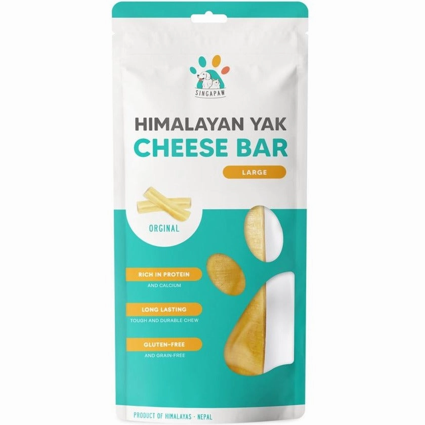 10% OFF: Singapaw Himalayan Yak Cheese Bar Dog Chew - Large 160g no pull dog harness nylon dog leash dog walking set dog vest harness pet lead