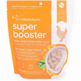 10% OFF: Smallbatch Super Booster Freeze Dried Chicken Bites Cat & Dog Treats 7oz dog grooming shampoo collar crate feeding supplies