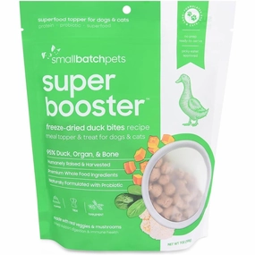 10% OFF: Smallbatch Super Booster Freeze Dried Duck Bites Cat & Dog Treats 7oz cat snacks catnip treats healthy cat food cat reward treats low calorie cat food