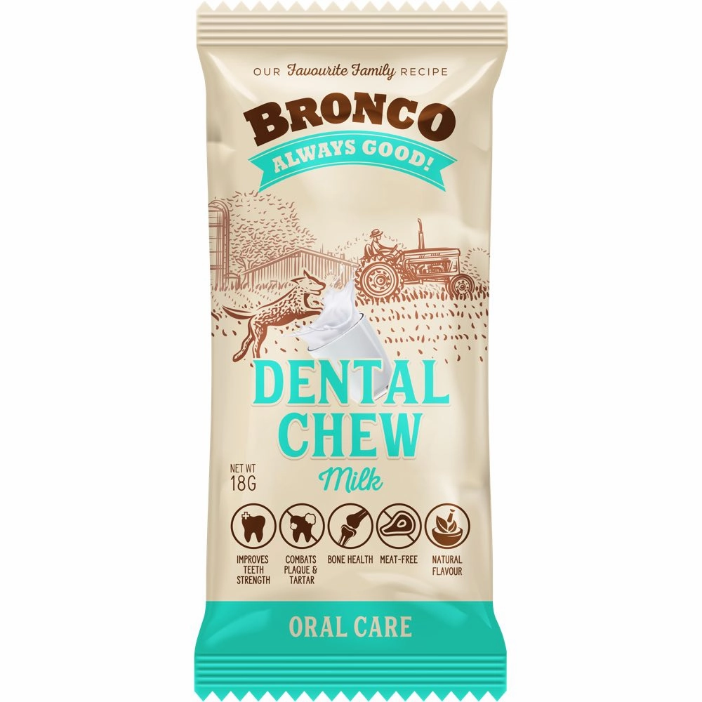 12 FOR $10: Bronco Dental Chew Milk Dog Treat 18g fly trap horse fly spray poultry fly control fly repellent farm fly solution