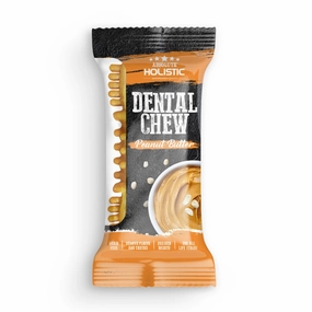 12 FOR $12: Absolute Holistic Peanut Butter Grain-Free Dental Dog Chew Treat 25g no pull dog harness nylon dog leash dog walking set dog vest harness pet lead