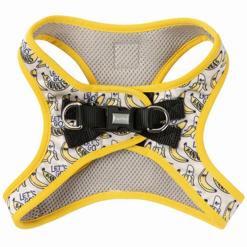 15% OFF 'M': FuzzYard Step-In Dog Harness (Go Bananas)