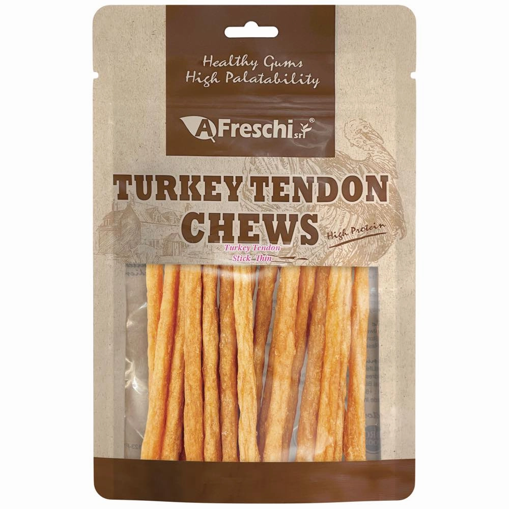 15% OFF: AFreschi Turkey Tendon Stick (Thin) Dog Chews 150g no pull dog harness nylon dog leash dog walking set dog vest harness pet lead
