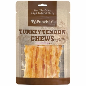 15% OFF: AFreschi Turkey Tendon Strip Grain-Free Dog Chews 100g no pull dog harness nylon dog leash dog walking set dog vest harness pet lead