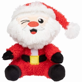 15% OFF: FuzzYard Christmas Kris Kringle Plush Dog Toy (Small) dog puzzle toy dog slow feeder dog treat ball dog brain toy dog feeder toy