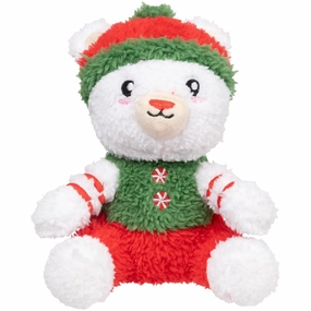 15% OFF: FuzzYard Christmas Polar Abdul Plush Dog Toy (Small) dog puzzle toy dog slow feeder dog treat ball dog brain toy dog feeder toy