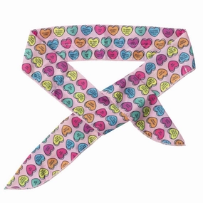 15% OFF: FuzzYard Cooling Pet Bandana (Candy Hearts) cat leash cat bowtie cat hat cat bandana cat costume
