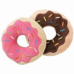 15% OFF: Fuzzyard Donut Plush Dog Toy (2pcs) dog puzzle toy dog slow feeder dog treat ball dog brain toy dog feeder toy