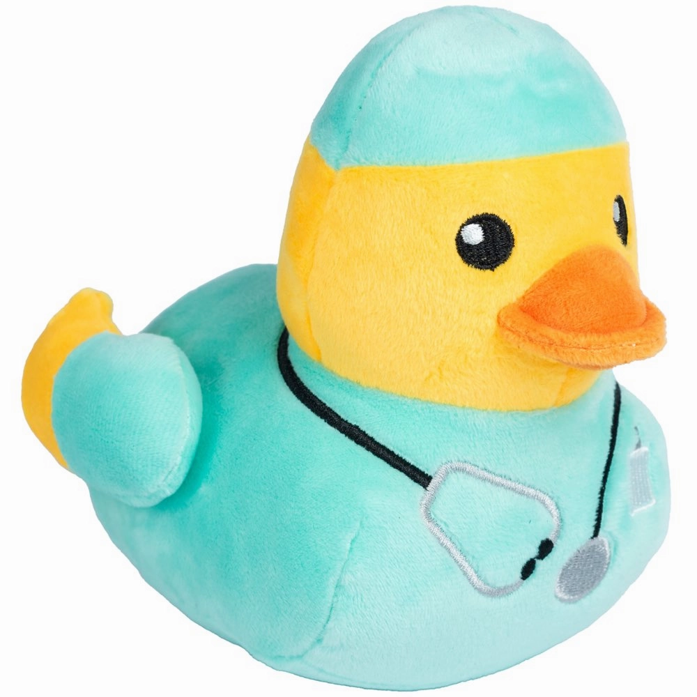 15% OFF: FuzzYard Ducktor Plush Dog Toy dog puzzle toy dog slow feeder dog treat ball dog brain toy dog feeder toy