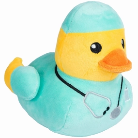 15% OFF: FuzzYard Ducktor Plush Dog Toy dog puzzle toy dog slow feeder dog treat ball dog brain toy dog feeder toy