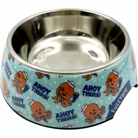 15% OFF: FuzzYard Easy Feeder Dog Bowl (Ahoy There!) dog harness dog training collar dog safety vest dog seatbelt dog ID tag