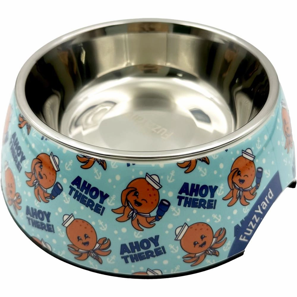 15% OFF: FuzzYard Easy Feeder Dog Bowl (Ahoy There!) dog harness dog training collar dog safety vest dog seatbelt dog ID tag