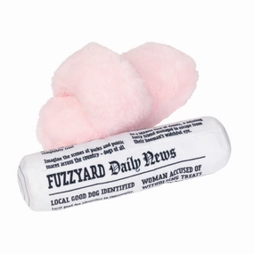 15% OFF: FuzzYard Fetch My Slippers & Paper 2 Pcs Dog Toy dog puzzle toy dog slow feeder dog treat ball dog brain toy dog feeder toy