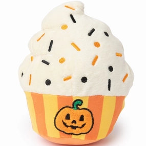 15% OFF: FuzzYard Halloween Happy Pumpkin Cupcake Plush Dog Toy dog puzzle toy dog slow feeder dog treat ball dog brain toy dog feeder toy