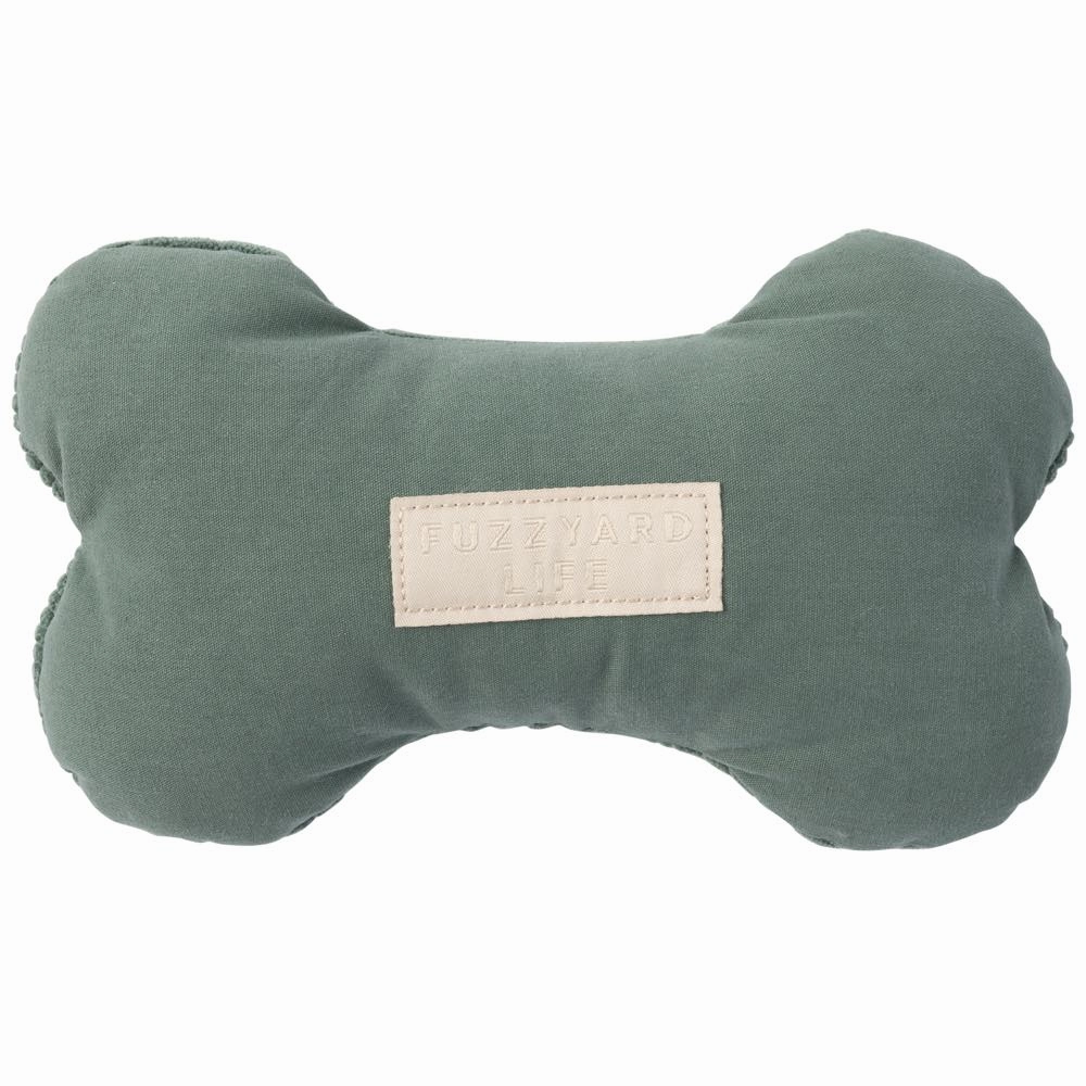 15% OFF: FuzzYard Life Bone Plush Dog Toy (Myrtle Green)