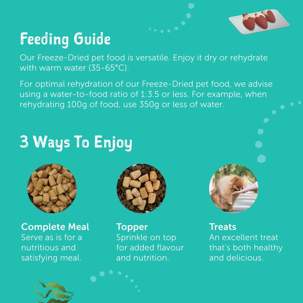 15% OFF: Loveabowl Freeze-A-Bowl Lamb & Mackerel Grain-Free Freeze-Dried Raw Dog Food