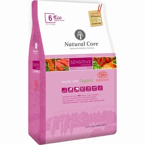 15% OFF: Natural Core Eco 6 Organic Sensitive Solution Salmon Dry Dog Food dog grooming shampoo collar crate feeding supplies
