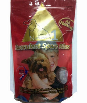 15% OFF: Nature's 1 Spare Ribs Dog Treats 150g no pull dog harness nylon dog leash dog walking set dog vest harness pet lead