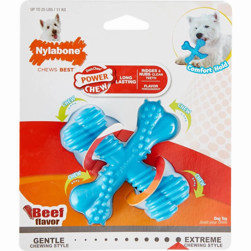 15% OFF: Nylabone Comfort Hold x Bone Power Chew Beef Flavour Durable Dog Toy no pull dog harness nylon dog leash dog walking set dog vest harness pet lead