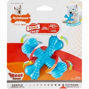 15% OFF: Nylabone Comfort Hold x Bone Power Chew Beef Flavour Durable Dog Toy no pull dog harness nylon dog leash dog walking set dog vest harness pet lead