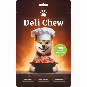 15% OFF: Singapaw Deli Chew Beef Snowflakes Dog Treats 100g dog grooming shampoo collar crate feeding supplies