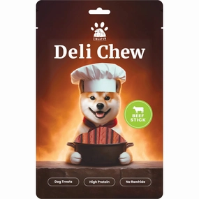 15% OFF: Singapaw Deli Chew Beef Stick Dog Treats 120g dog grooming shampoo collar crate feeding supplies