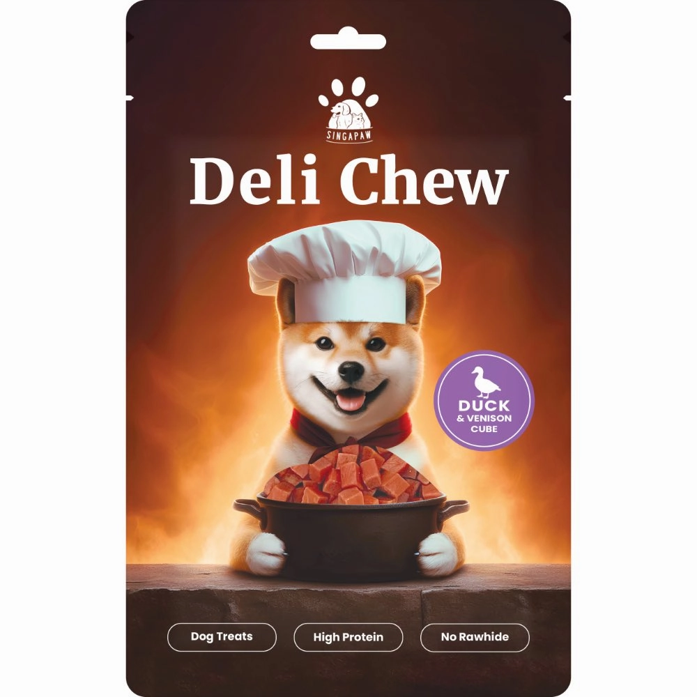 15% OFF: Singapaw Deli Chew Duck & Venison Cube Dog Treats 120g fly trap horse fly spray poultry fly control fly repellent farm fly solution