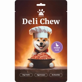 15% OFF: Singapaw Deli Chew Duck With Cod Flakes Dog Treats 100g dog grooming shampoo collar crate feeding supplies