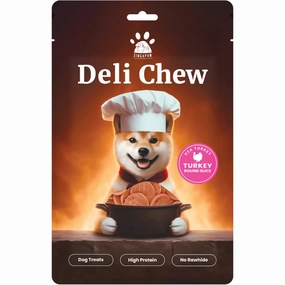 15% OFF: Singapaw Deli Chew Turkey Round Slice Dog Treats 120g dog grooming shampoo collar crate feeding supplies