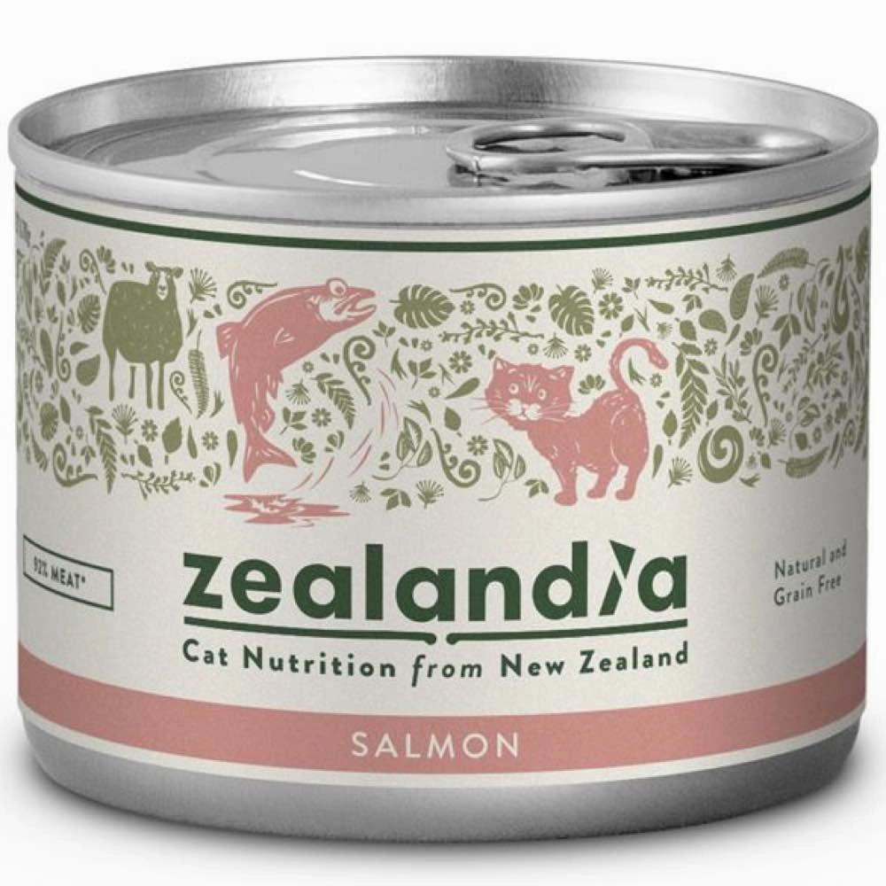 15% OFF: Zealandia Salmon Pate Adult Canned Cat Food 170g cat food cans soft cat food high protein cat food natural cat food senior cat food