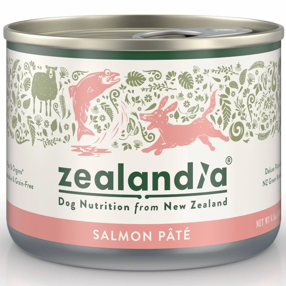 15% OFF: Zealandia Salmon Pate Grain-Free Adult Canned Dog Food 170g dog grooming shampoo collar crate feeding supplies