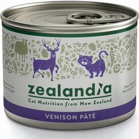 15% OFF: Zealandia Wild Venison Adult Canned Cat Food 170g cat general supplies cat toys cat grooming cat food cat litter