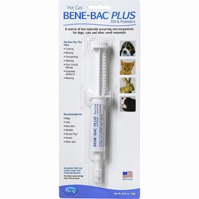 18% OFF: Bene-Bac Plus FOS & Probiotics Pet Gel Supplement Syringe 15g sheep medicine goat wormer cattle supplement livestock vitamins farm animal health