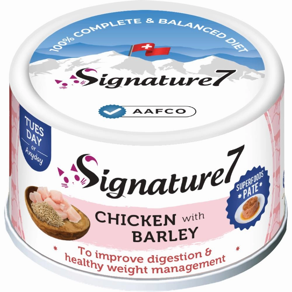 18% OFF: Signature7 Chicken With Barley Pate (Tue) Canned Cat Food 80g cat general supplies cat toys cat grooming cat food cat litter