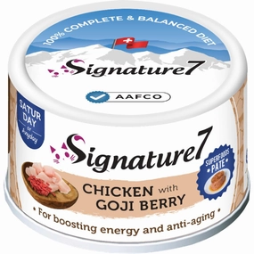 18% OFF: Signature7 Chicken With Goji Berry Pate (Sat) Canned Cat Food 80g cat general supplies cat toys cat grooming cat food cat litter