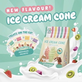 18% OFF: Singapaw Ice Cream Cone Duck Freeze-Dried Treats For Cats & Dogs 48g fly trap horse fly spray poultry fly control fly repellent farm fly solution