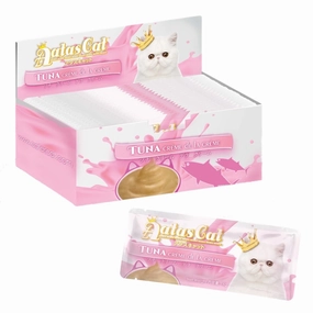20 FOR $13: Aatas Cat Creme De La Creme Tuna Liquid Cat Treat 16gx20 (1box) dog chew toys dog dental chews durable chew toys puppy chew toy bone chew