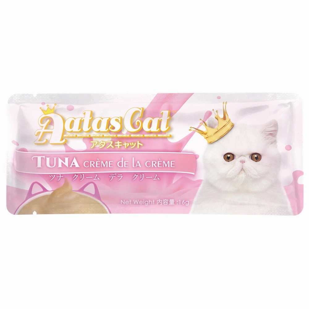 20 FOR $13: Aatas Cat Creme De La Creme Tuna Liquid Cat Treat 16gx20 (1box)