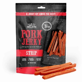 20% OFF: Absolute Holistic Pork Loin Strip Grain Free Dog Treat 100g dog grooming shampoo collar crate feeding supplies