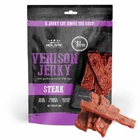 20% OFF: Absolute Holistic Venison Steak Grain Free Dog Treats 100g dog supplies dog food toys accessories dog bed