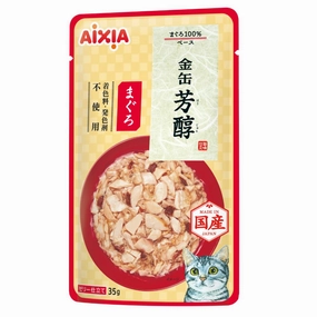 20% OFF: Aixia Kin-Can Rich Tuna Pouch Wet Cat Food 35g x 12 cat general supplies cat toys cat grooming cat food cat litter