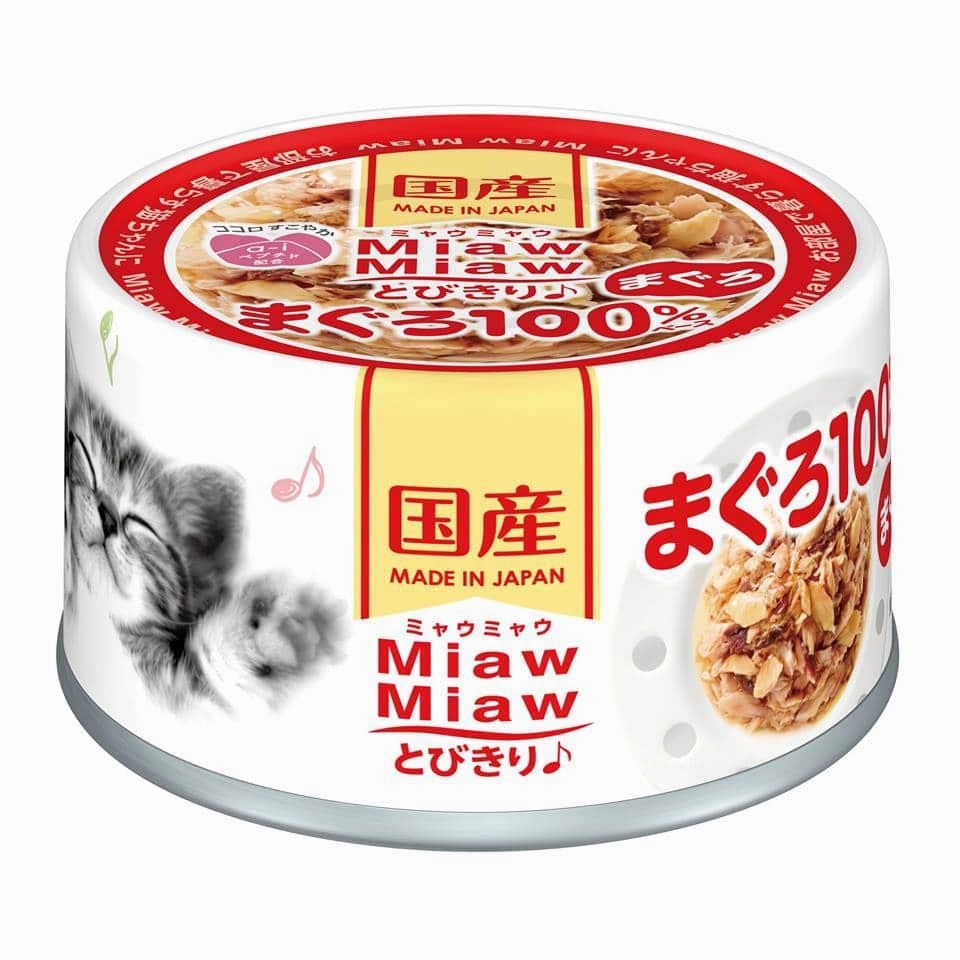 20% OFF: Aixia Miaw Miaw Tuna Canned Cat Food 60g cat snacks catnip treats healthy cat food cat reward treats low calorie cat food